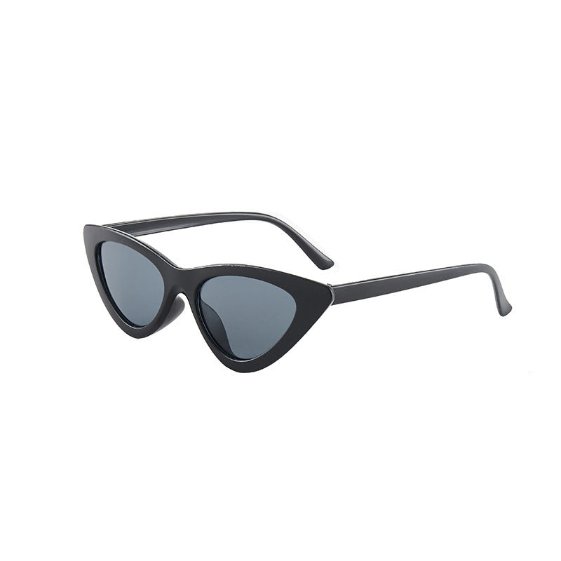 Wholesale Cat Eye Small Frame Triangular PC Sunglasses